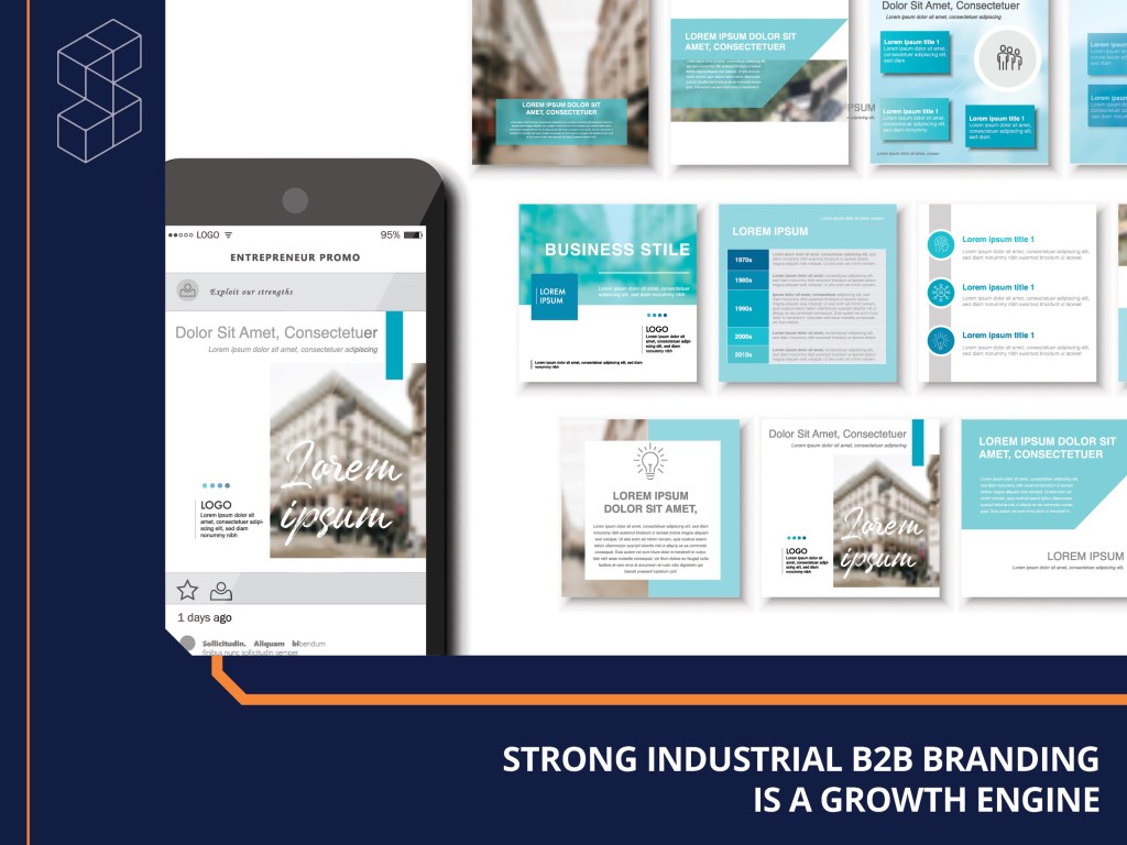 strong industrial branding